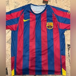 NEW Nike FC Barcelona 2023-24 Dri-Fit Home Soccer Jersey Size L